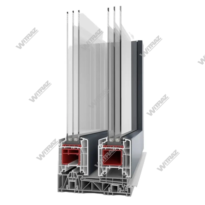 BĪDĀMĀS DURVIS HST / PATIO - Aluplast HST 85 mm