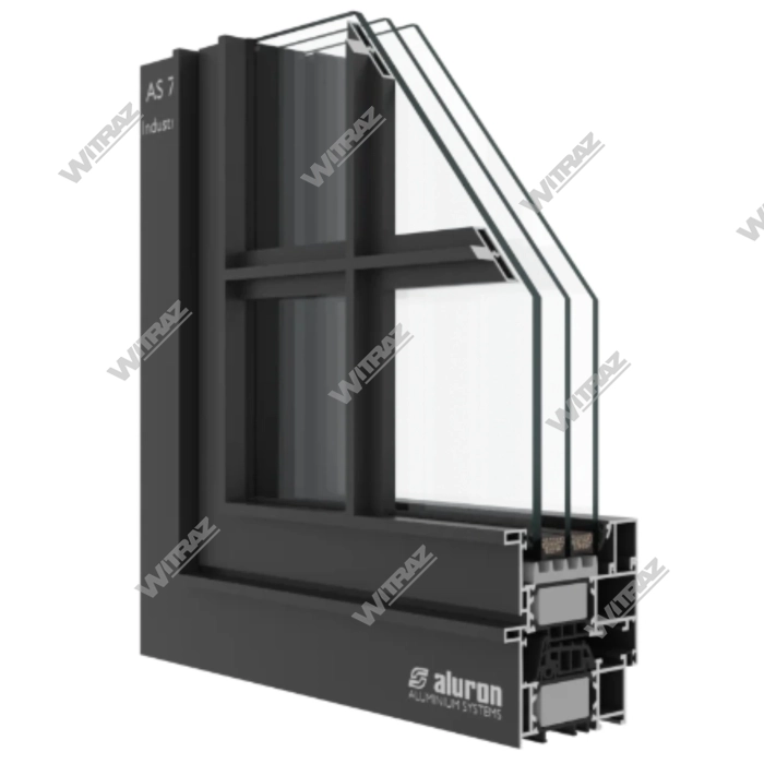 ALUMĪNIJA ĀRDURVIS - ALURON AS 75 Industrial