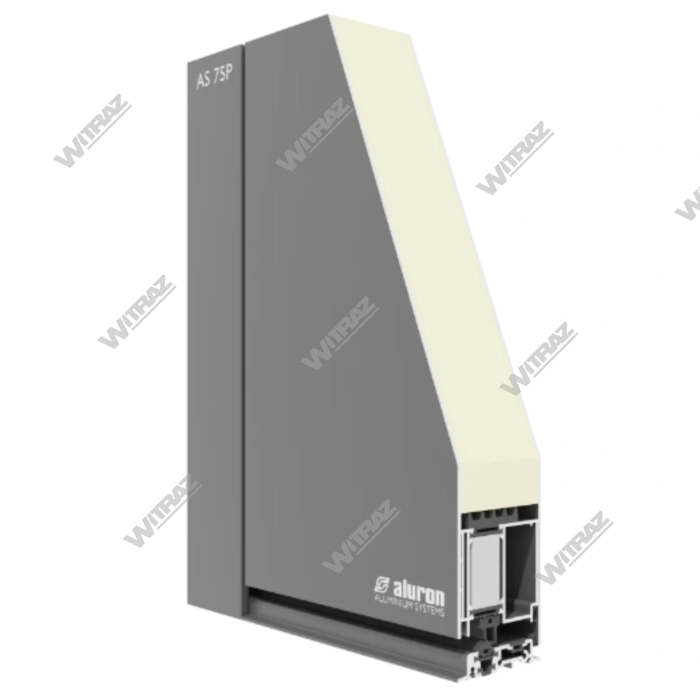 АЛЮМИНИЕВЫЕ ВХОДНЫЕ ДВЕРИ - ALURON AS 75P panel doors