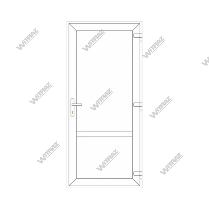 Входные пластиковые двери - Входная ПВХ дверь (пластик + пластик)