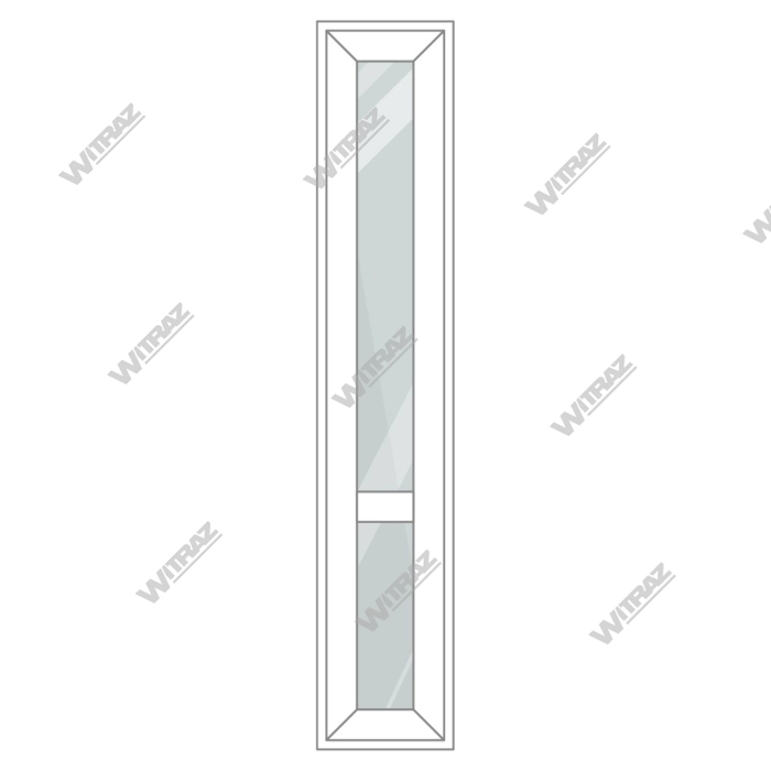 uPVC shop-windows in stock - uPVC vertical shop-windows (glass + glass)