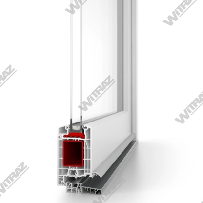  PVC ĀRDURVIS - Aluplast 70 mm