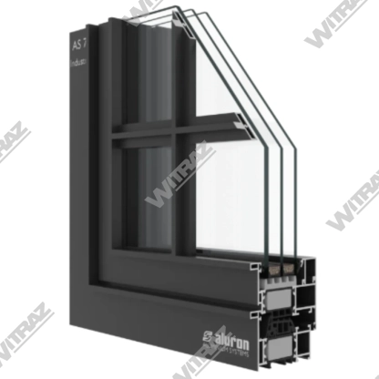  ALUMINUM ENTRANCE DOORS - ALURON AS 75 Industrial