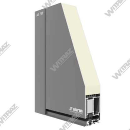  ALUMINUM ENTRANCE DOORS - ALURON AS 75P panel doors