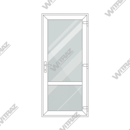  uPVC entrance doors - Entrance PVC door (glass + glass)
