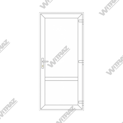  uPVC entrance doors - Entrance uPVC door (uPVC + uPVC)